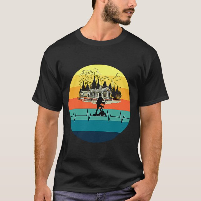Camiseta Senderismo por las montañas del corazón (Anverso)