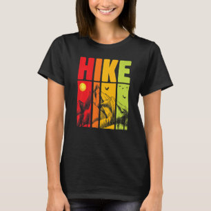 Camiseta Senderismo Por Montaña Y Senderismo Retro Vinta