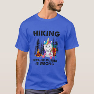 Camiseta Senderismo porque el asesinato es un error