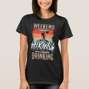Camiseta Senderismo Predicción de fin de semana
