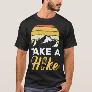 Camiseta Senderismo Retro Explorar La Naturaleza Y Hacer Un