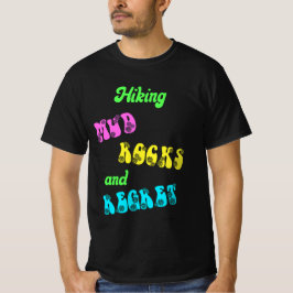 Camiseta Senderismo Retro Lodo Rocas y Arrepentimiento 