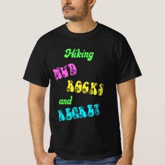 Camiseta Senderismo Retro Lodo Rocas y Arrepentimiento