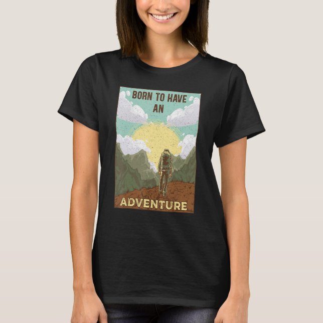 Camiseta Senderismo Roca Escalada Montaña Wander (Anverso)