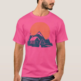 Camiseta Senderismo Senderos Montañismo Bosque Vinta