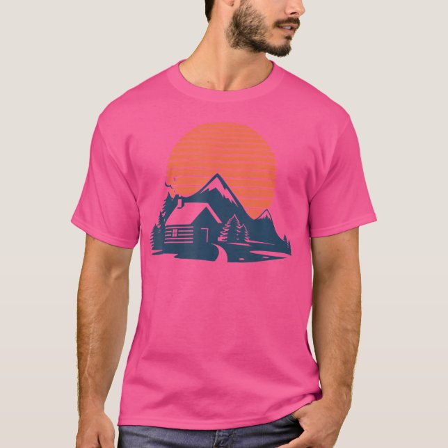 Camiseta Senderismo Senderos Montañismo Bosque Vinta (Anverso)