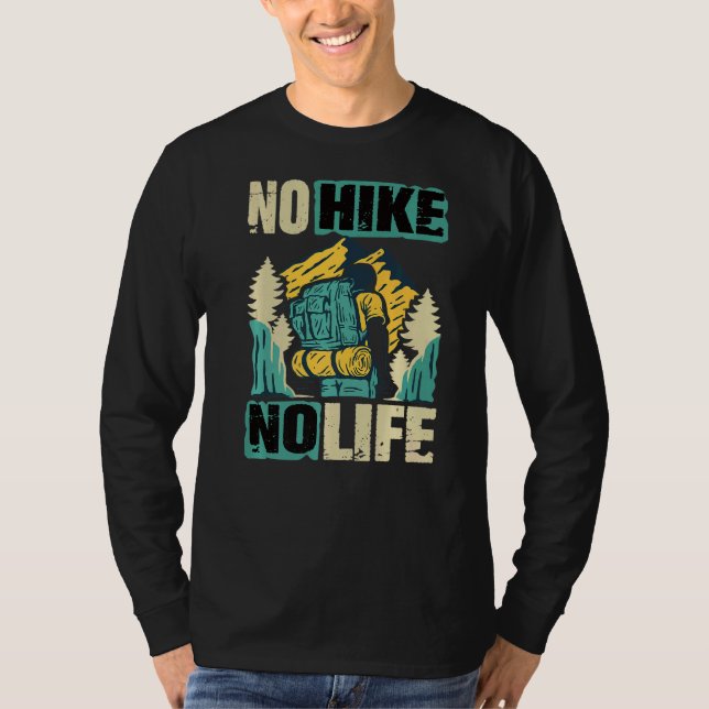 Camiseta Senderismo sin caminatas sin caminatas (Anverso)