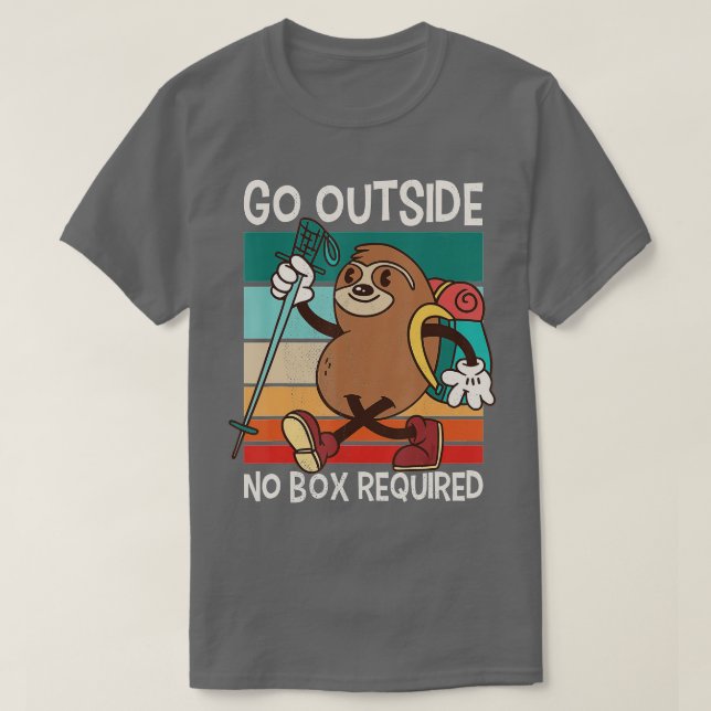 Camiseta Senderismo Sloth (Diseño del anverso)