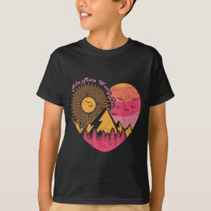 Camiseta Senderismo trekking caminar más preocúpate menos 