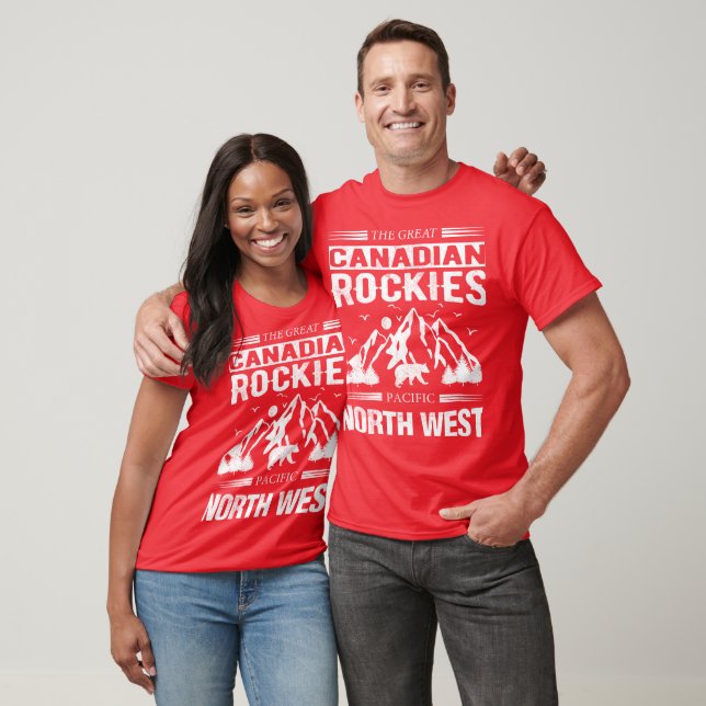 Camiseta Senderismo y acampada en las rocas canadienses - C (Unisexo)