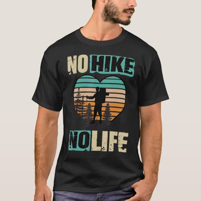 Camiseta Senderismo y caminatas sin caminatas sin excursion (Anverso)