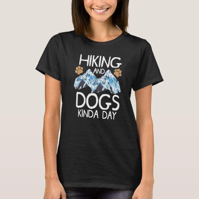Camiseta Senderismo Y Perros Un Día Con Perros (Anverso)