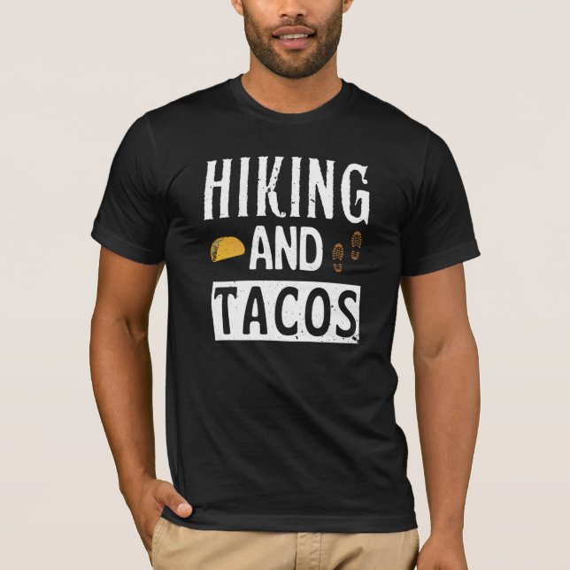Camiseta Senderismo Y Tacos Funny Tacos (Anverso)