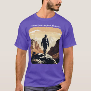 Camiseta Senderismo Zion Descubre el placer del conquistado