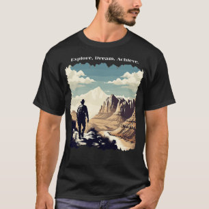 Camiseta Senderismo Zion Explore Dream Achieve