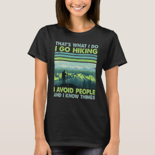 Camiseta Senderistas presentes voy de excursión evito a la