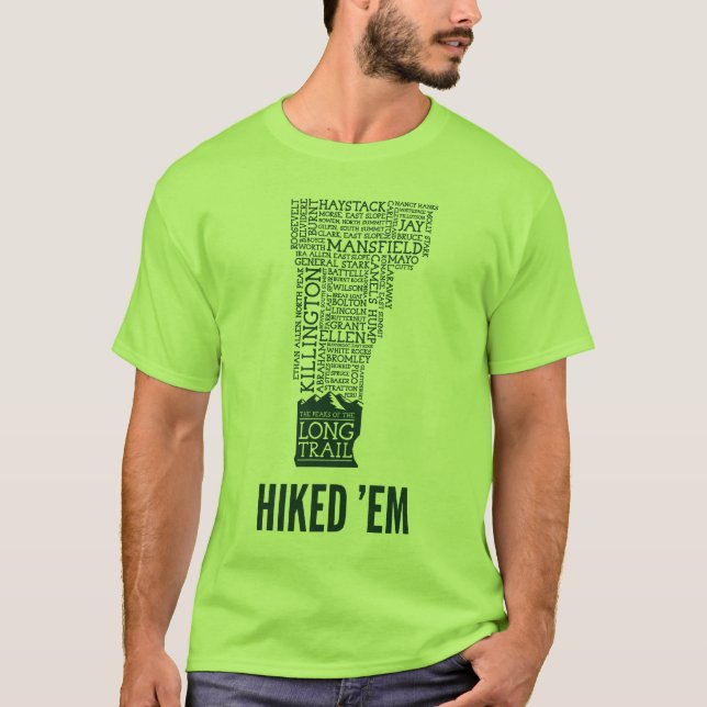 Camiseta Senderizada Vermont Long Trail (Logotipo  (Anverso)