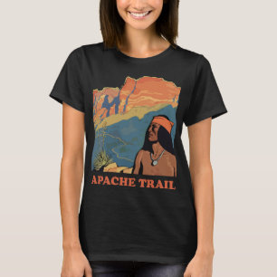 Camiseta Sendero Apache Arizona Desierto Retro Viaje