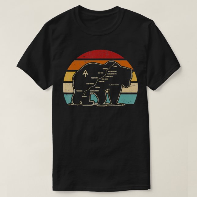 Camiseta Sendero Apalache, Símbolo De Oso De Nati Apalache (Diseño del anverso)