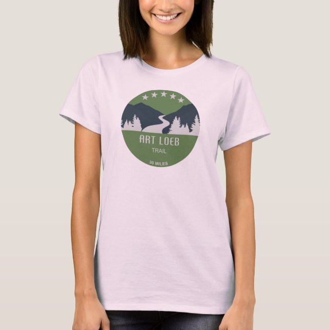 Camiseta Sendero Art Loeb Carolina del Norte (Anverso)