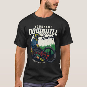 Camiseta Sendero de bicicleta de montaña de carreras cuesta