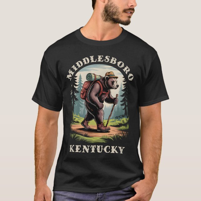 Camiseta Sendero de excursión de las montañas de Middlesbor (Anverso)