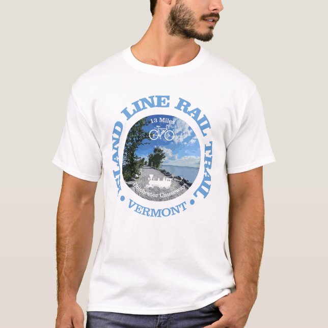 Camiseta Sendero de la línea de ferrocarril de la isla (cic (Anverso)