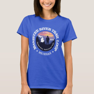 Camiseta Sendero de Loop del Río Manistee (rd2)