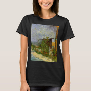 Camiseta Sendero de Montmartre y Girasoles por Vincent van 