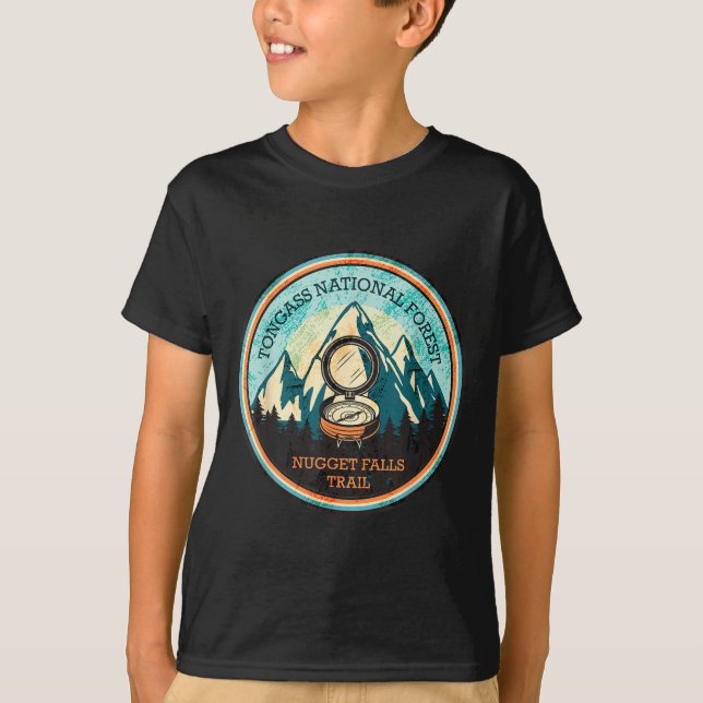 Camiseta sendero de nugget falls en alaska  (Anverso)