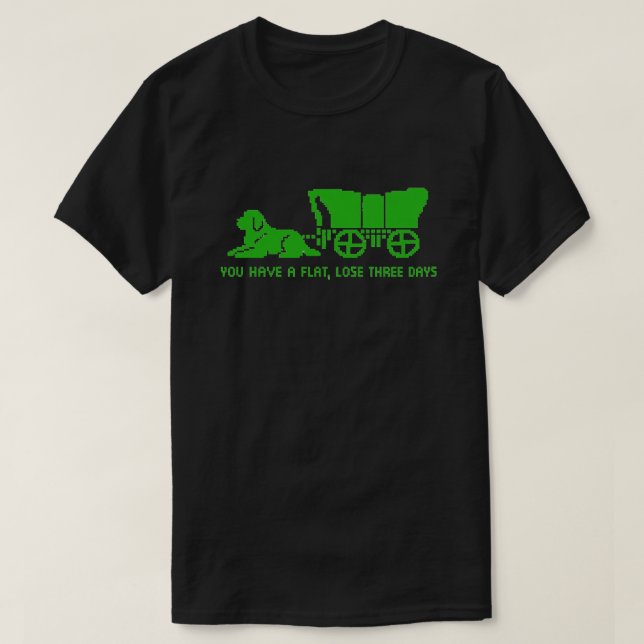 Camiseta sendero de Oregón estilo Newfoundland plano (Diseño del anverso)