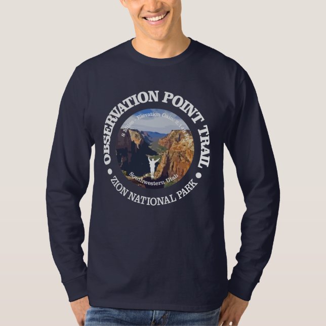 Camiseta Sendero de puntos de observación (Zion) (Anverso)