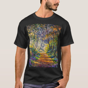 Camiseta Sendero del impresionismo: Sunny Forest Watercolor