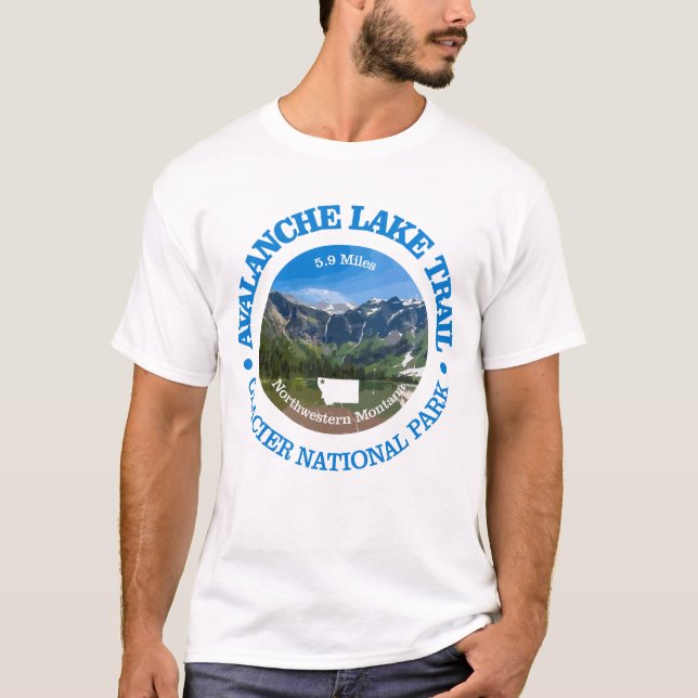 Camiseta Sendero del Lago Avalanche (OBP) (Anverso)