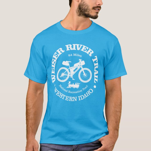 Camiseta Sendero del río Weiser (ciclismo) (Anverso)