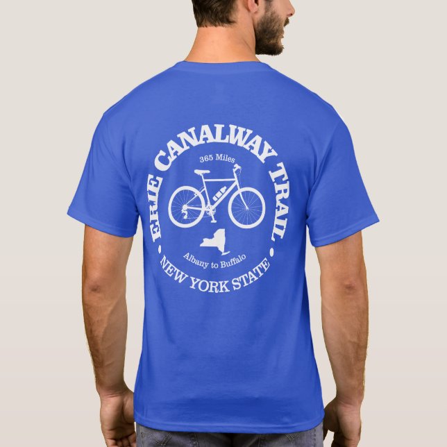Camiseta Sendero Erie Canalway (ciclismo) (Reverso)