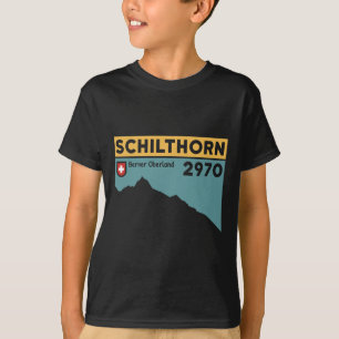 Camiseta Sendero Mount Schilthorn Piz Gloria Subida Suiza H