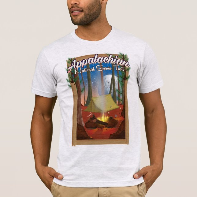 Camiseta Sendero nacional appalache (Anverso)
