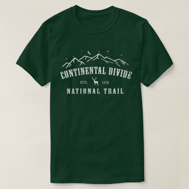 Camiseta Sendero Nacional de EE. UU. CDNST División Contine (Diseño del anverso)