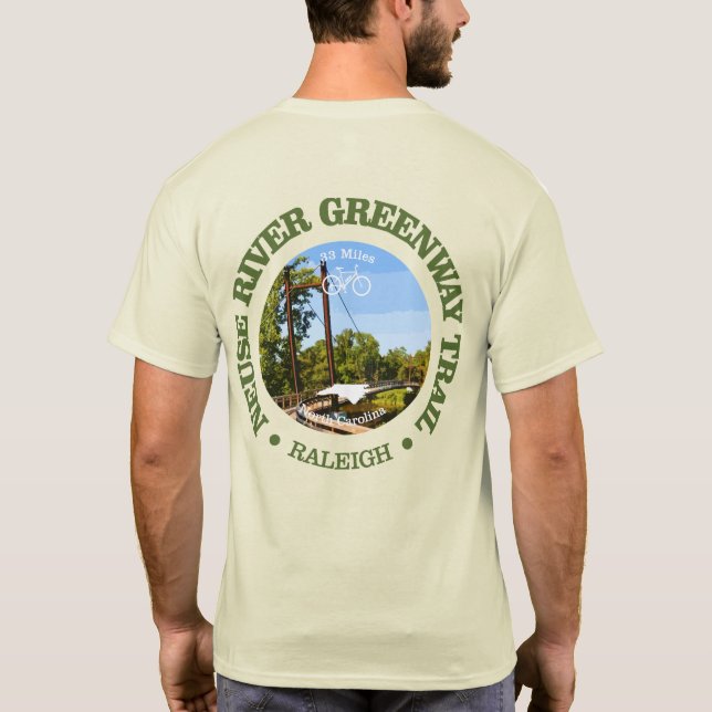 Camiseta Sendero Neuse River Greenway (ciclismo c) (Reverso)