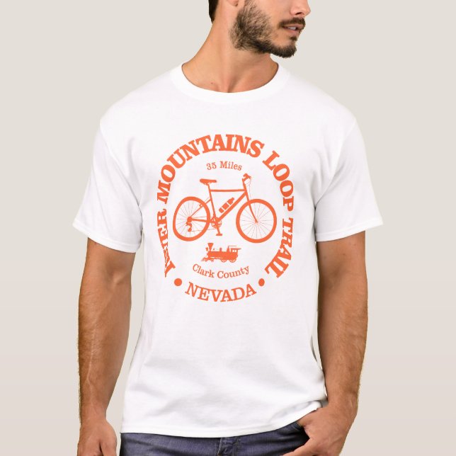 Camiseta Sendero para el bucle de las montañas fluviales (c (Anverso)