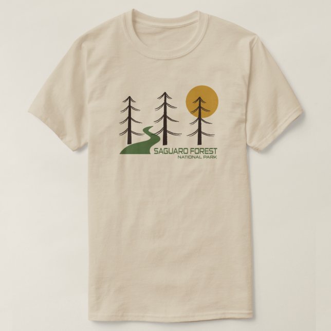 Camiseta Sendero por el Parque Nacional del Bosque de Sagua (Diseño del anverso)