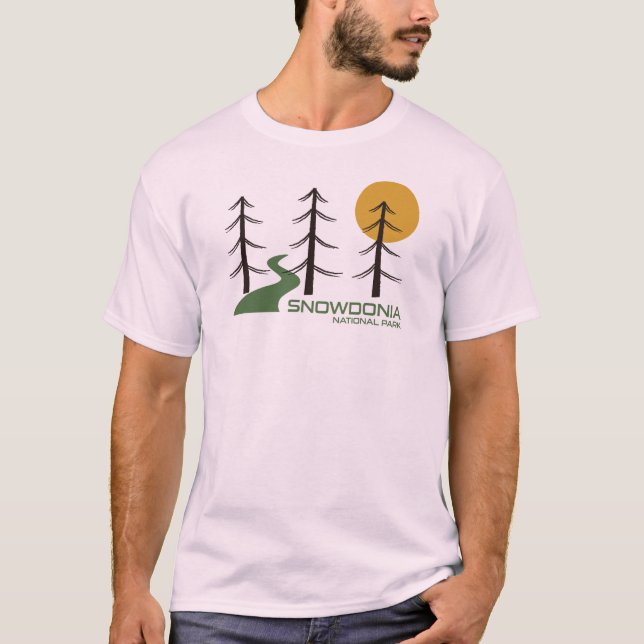 Camiseta Sendero por el Parque Nacional Snowdonia (Anverso)