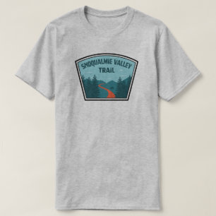 Camiseta Sendero por el Valle de Snoqualmie Estado de Washi