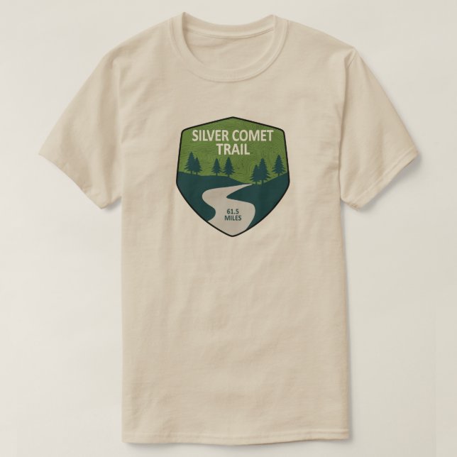 Camiseta Sendero Silver Comet Georgia (Diseño del anverso)