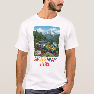 Camiseta Sendero White Pass de Skagway Alaska