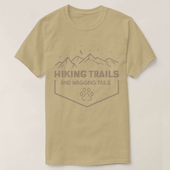 Camiseta Senderos De Senderismo Y Caminatas (Diseño del anverso)