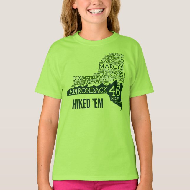 Camiseta Sendida Con Camiseta De Altura Adirondack (Anverso)