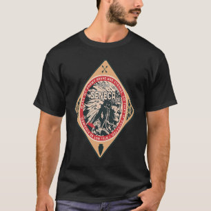 Camiseta Seneca indígena americano valiente fuerte enemigo