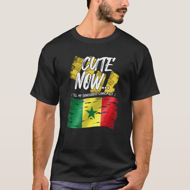 Camiseta Senegal: África Occidental Orgullosa ahora Unti (Anverso)